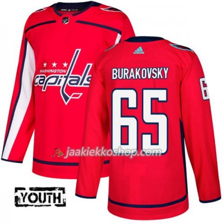 Lapsille NHL Washington Capitals Pelipaita Andre Burakovsky 65 Adidas 2017-2018 Punainen Authentic
